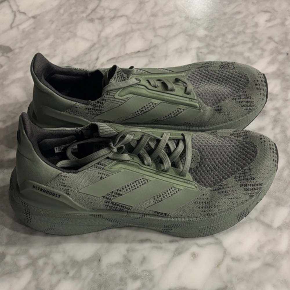 Adidas Men's Olive Ultraboost 5x Athletic Shoes
